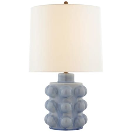 Visual Comfort Vedra Medium Table Lamp Polar Blue Crackle